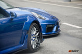 Porsche 991 991.1 911 Carerra Base/S/T 2012 2013 2014 2015 2016 & 991 991.2 911 Carerra Base/S/T 2017 2018 2019 with Aftermarket Parts - Classic Style Widebody Wheel Arches Carbon Fiber / FRP from CMST Tuning